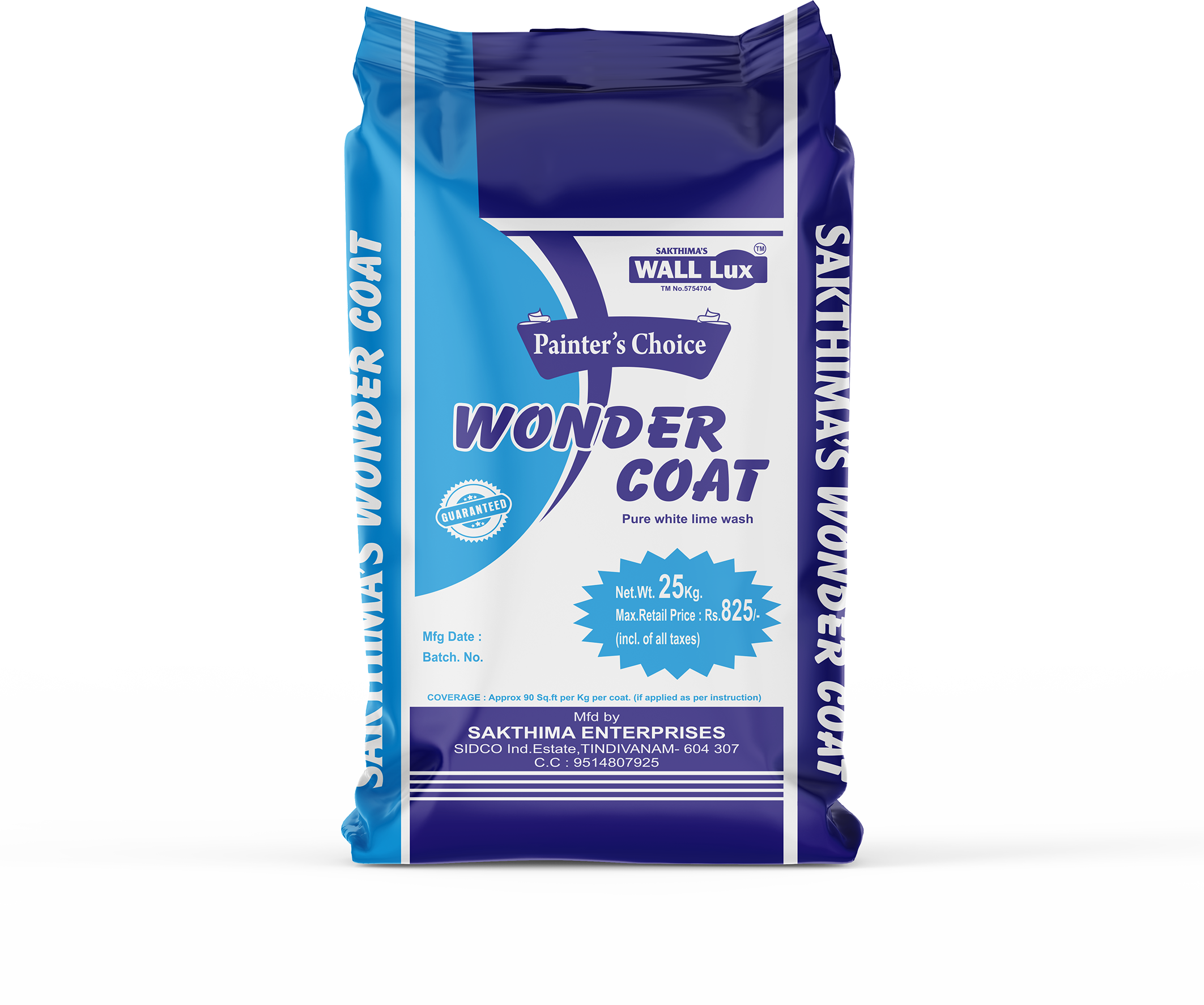 Wall Lux Wonder Coat now in 5kg retail packs.